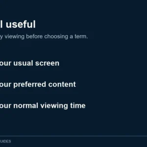 Make a trial useful. Check your everyday viewing before choosing a term.